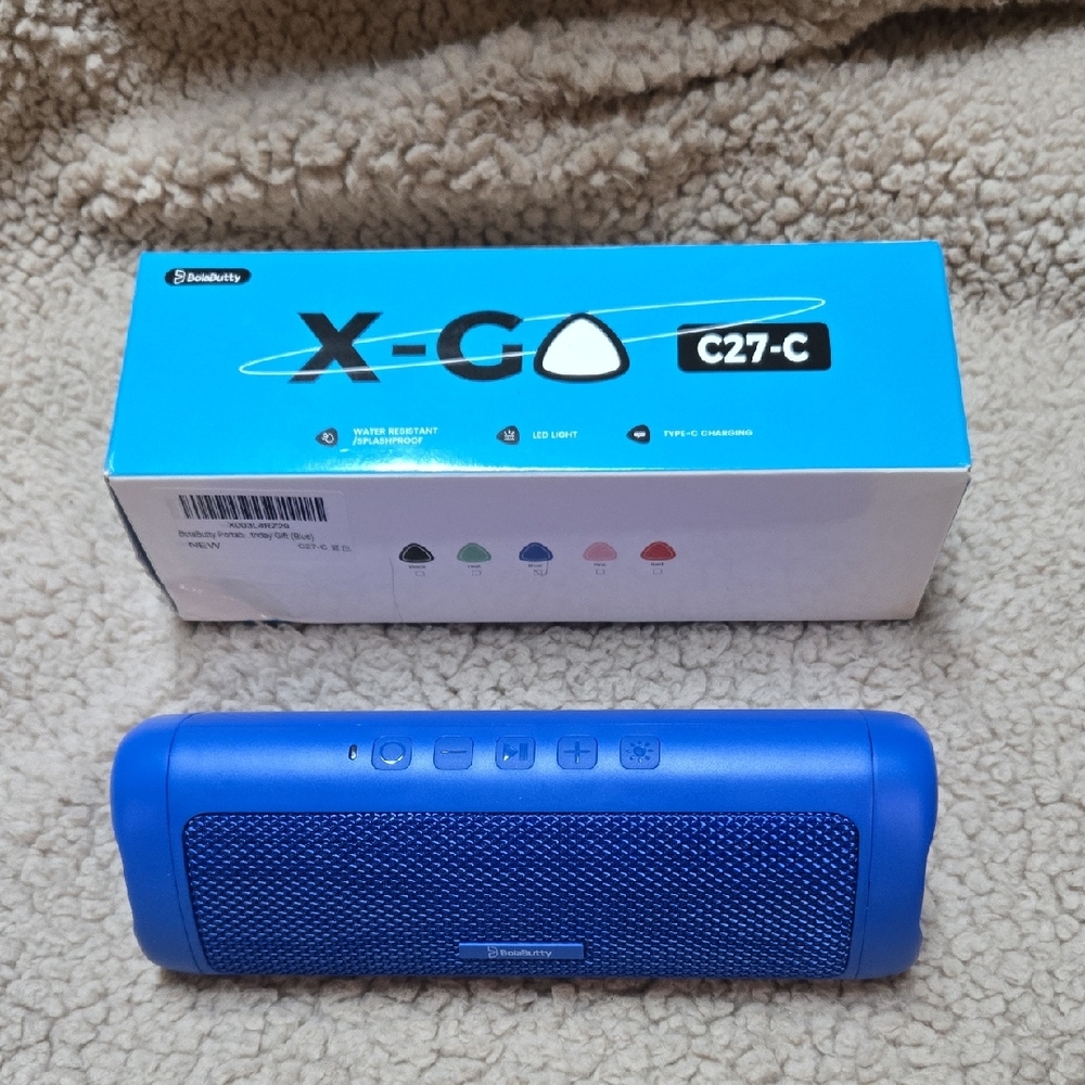 C27-C Blue Portable Bluetooth Speaker